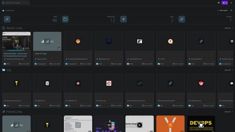 Linkwarden Dashboard